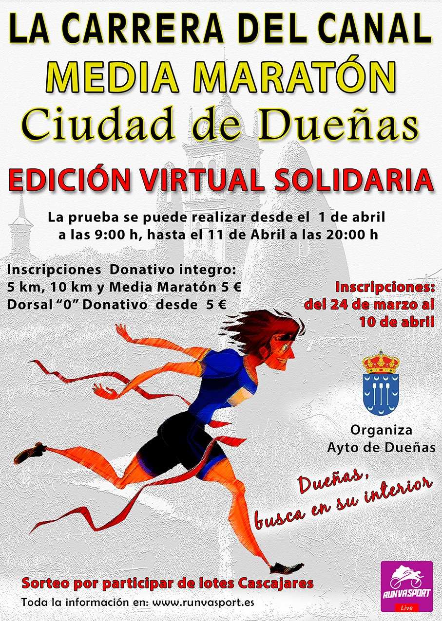 MEDIA MARATÓN CIUDAD DE DUEÑAS  - Inscríbete