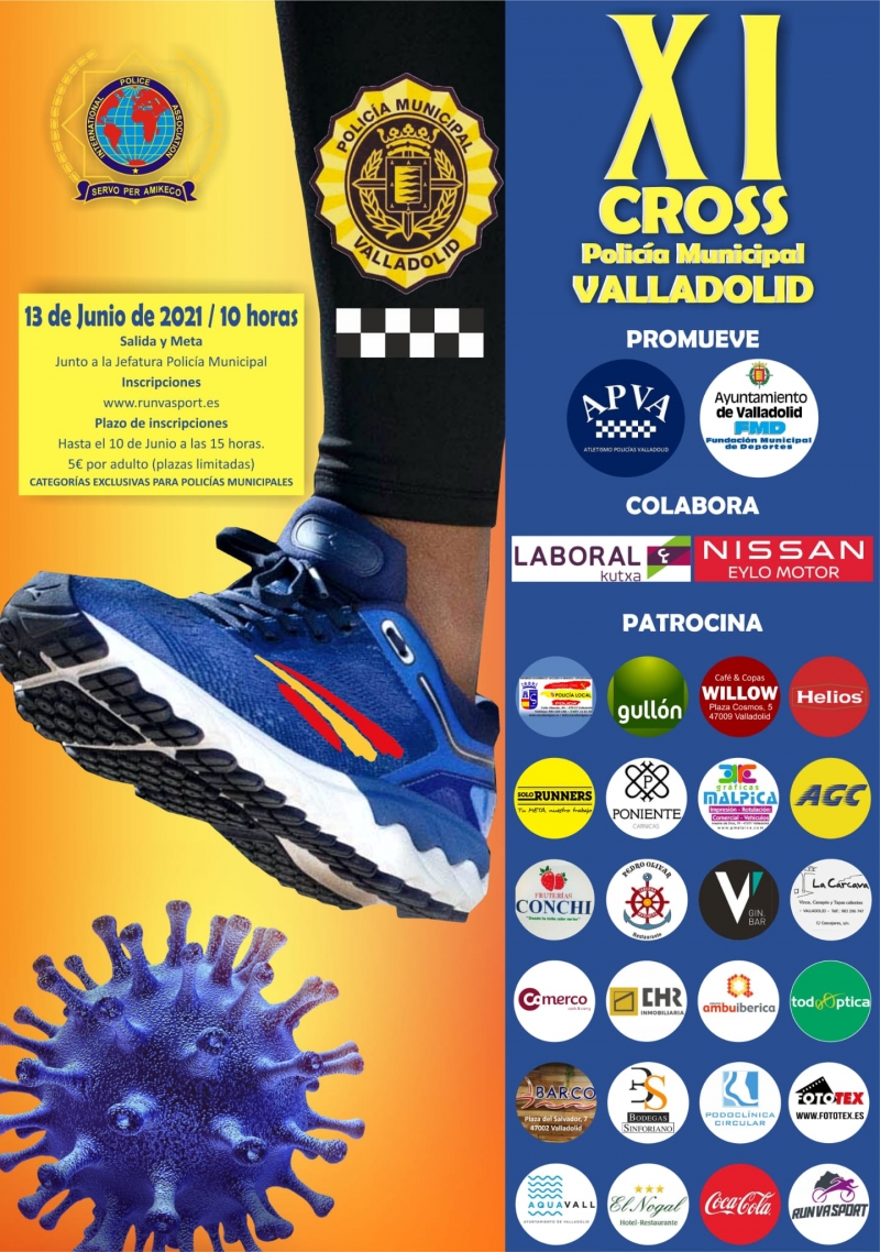 CROSS DE LA POLICIA MUNICIPAL DE VALLADOLID XI TROFEO IPA - Register