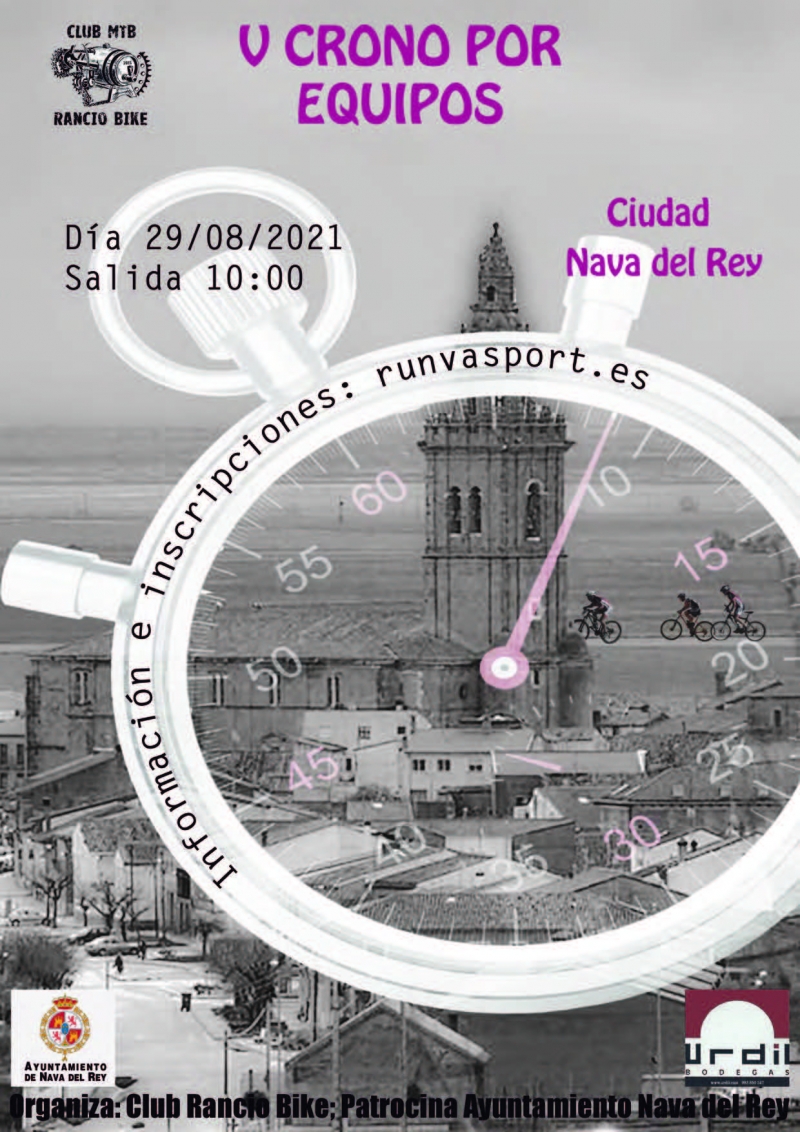 5ª CRONO POR EQUIPOS BTT RANCIO BIKE  - Inscríbete
