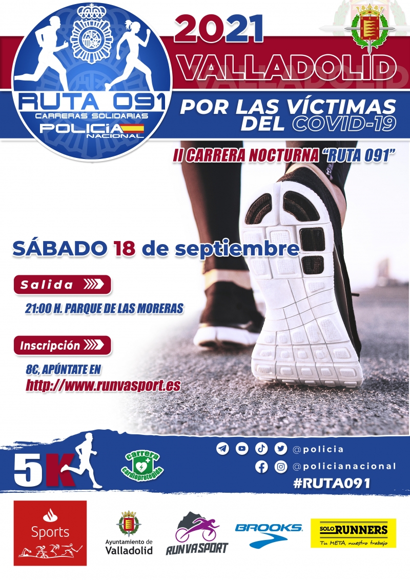 CARRERA DE LA POLICÍA NACIONAL RUTA 091 - Inscríbete