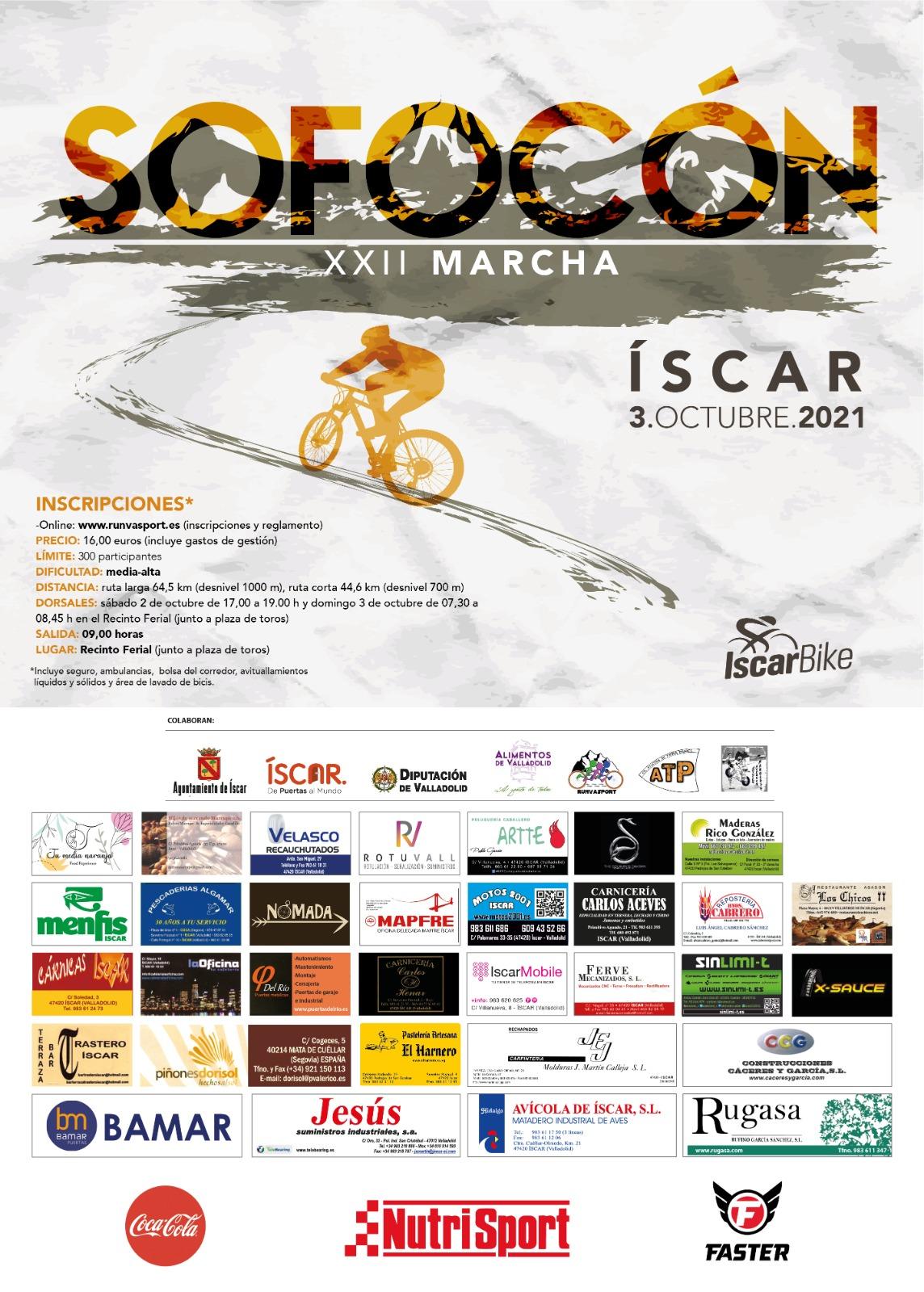 MARCHA BTT XXII RUTA DEL SOFOCÓN - Inscríbete