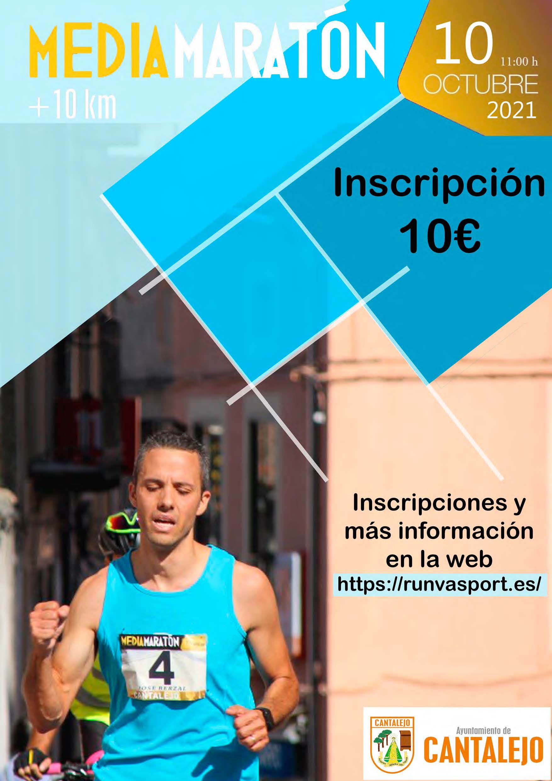 MEDIA MARATON DE CANTALEJO 2021 - Inscríbete