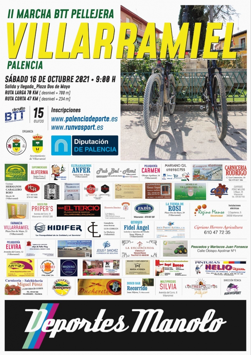 II BTT PELLEJERA_VILLARRAMIEL 2021 - Inscríbete