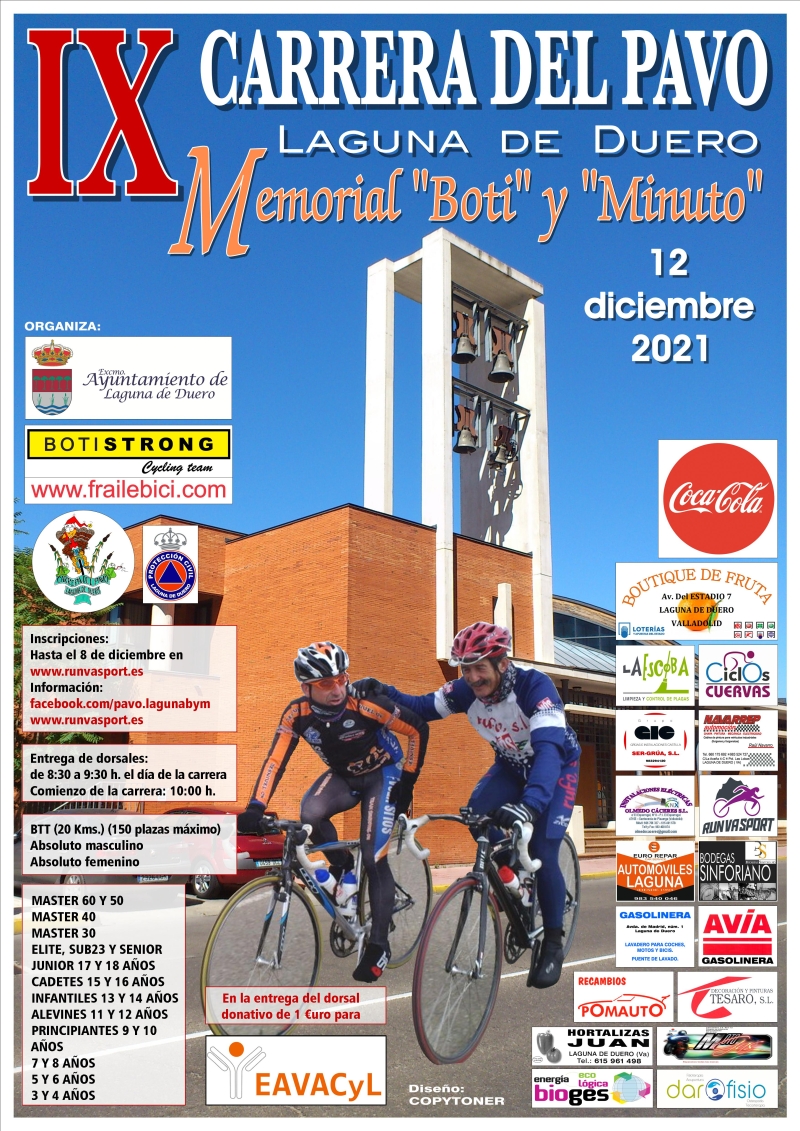 IX CARRERA DEL PAVO MEMORIAL BOTI Y MINUTO - Inscríbete