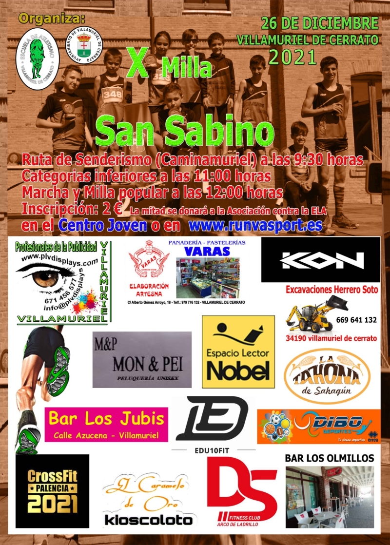 XI MILLA SAN SABINO 2021 - Inscrivez-vous