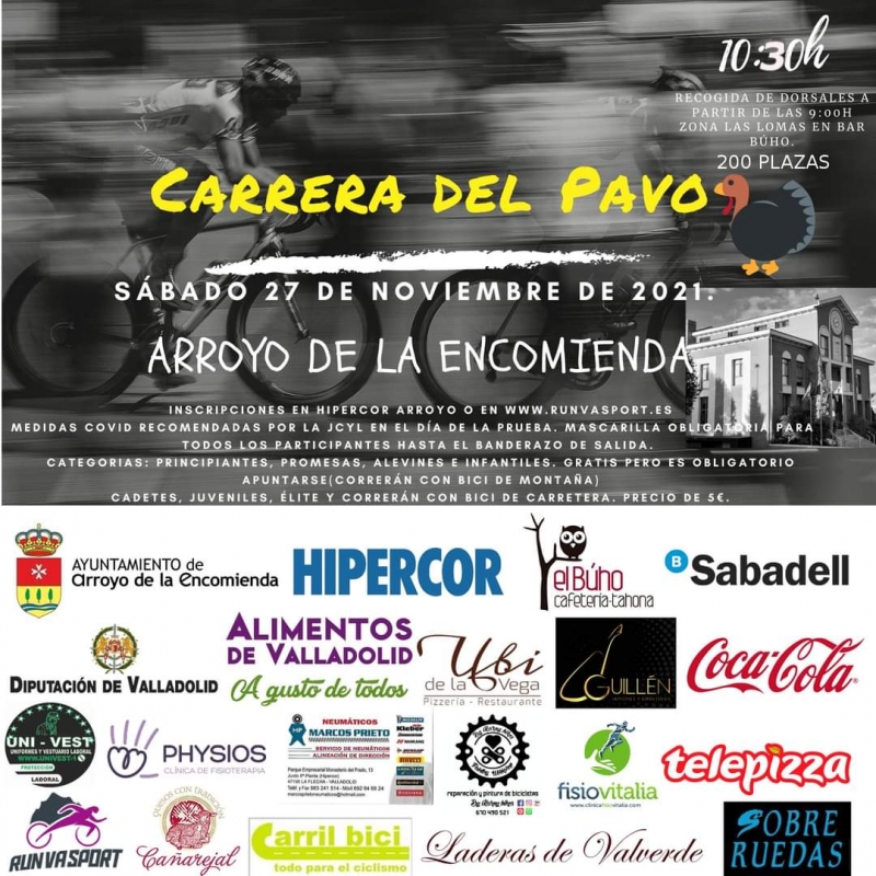 V CARRERA POPULAR DEL PAVO - Inscríbete