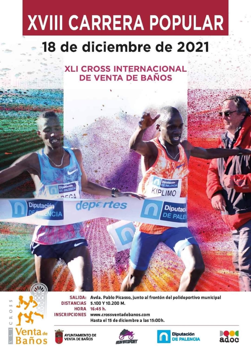 XVIII CARRERA POPULAR VENTA DE BAÑOS - Inscríbete