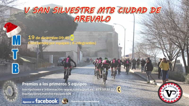 IV SAN SILVESTRE CIUDAD DE AREVALO MTB - Inscríbete