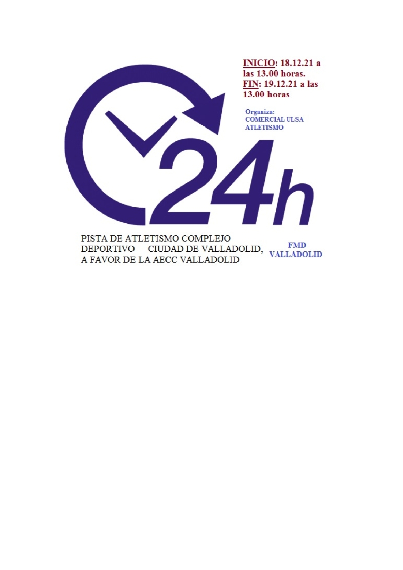 24 HORAS A FAVOR DE LA AECC VALLADOLID - Inscríbete