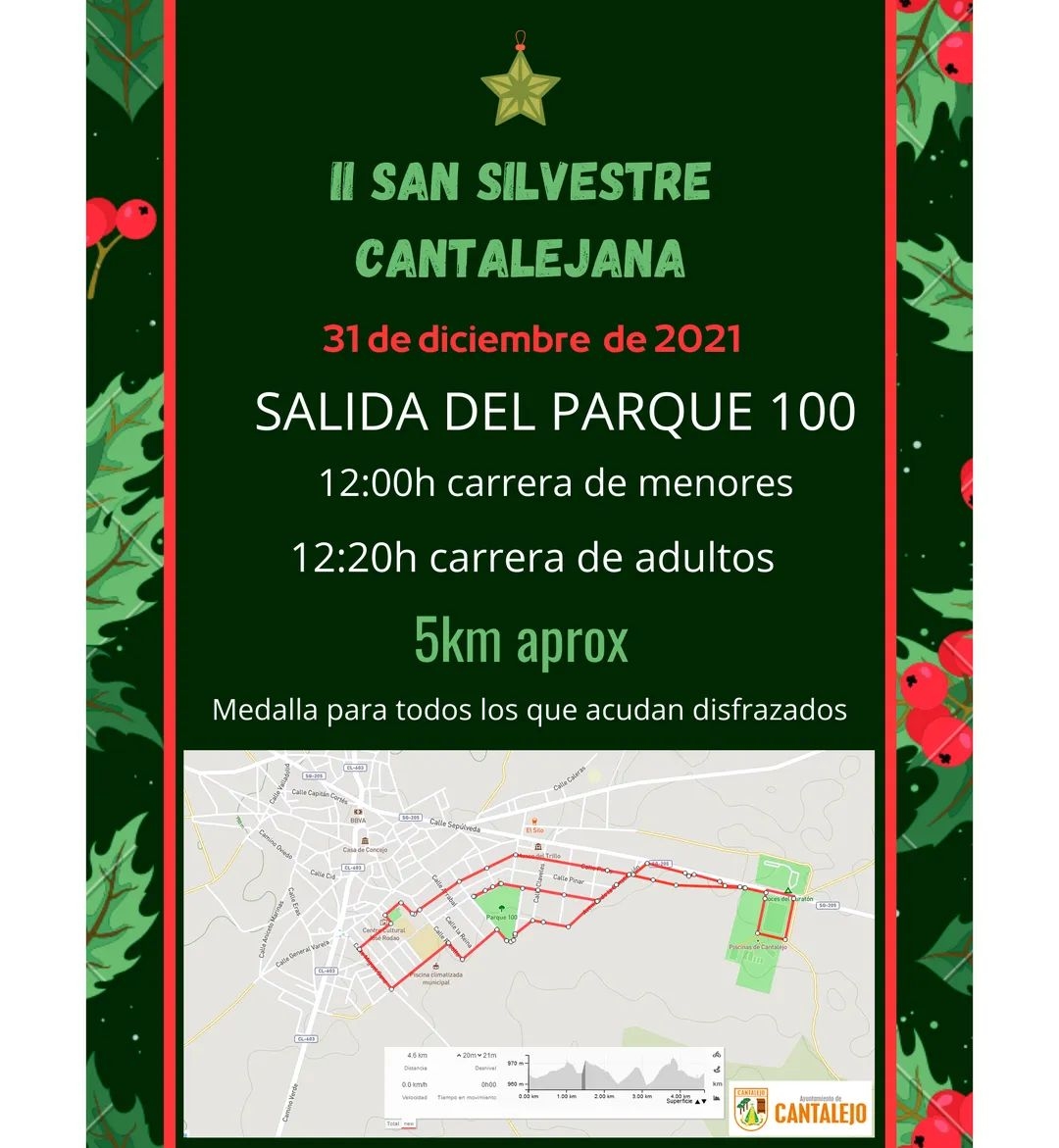 II SAN SILVESTRE CANTALEJANA - Inscríbete