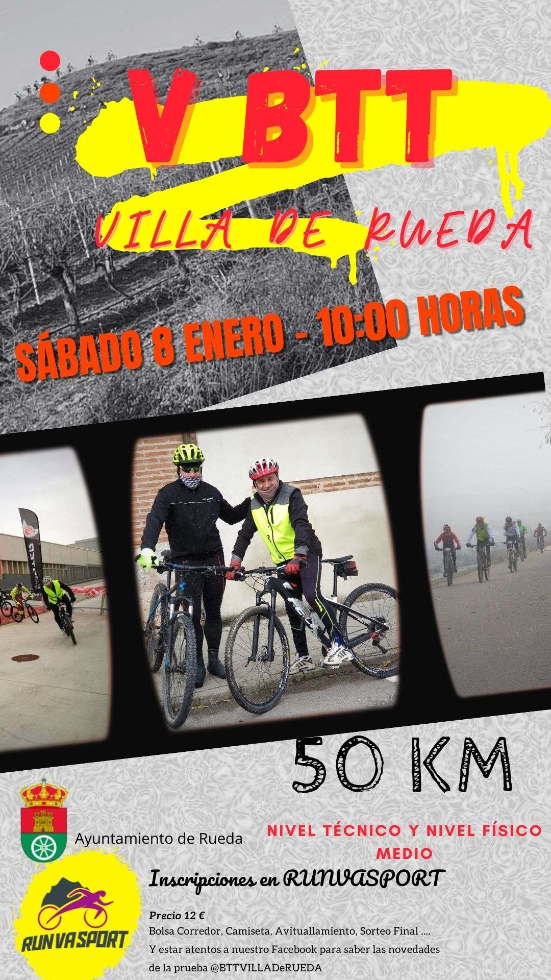 V MARCHA BTT VILLA DE RUEDA - Inscríbete
