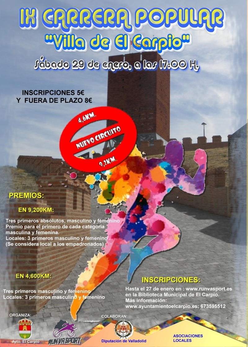 IX CARRERA POPULAR EL CARPIO - Inscríbete