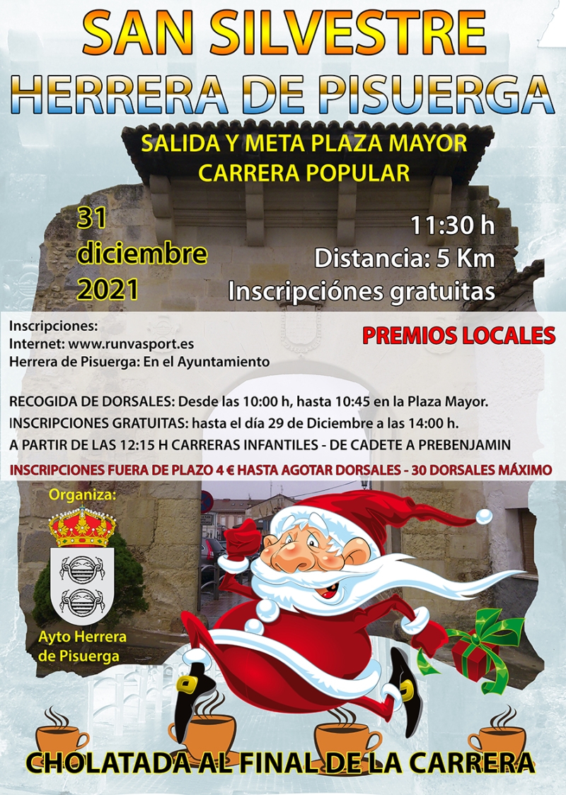 CARRERA SAN SILVESTRE DE HERRERA DE PISUERGA - Inscríbete