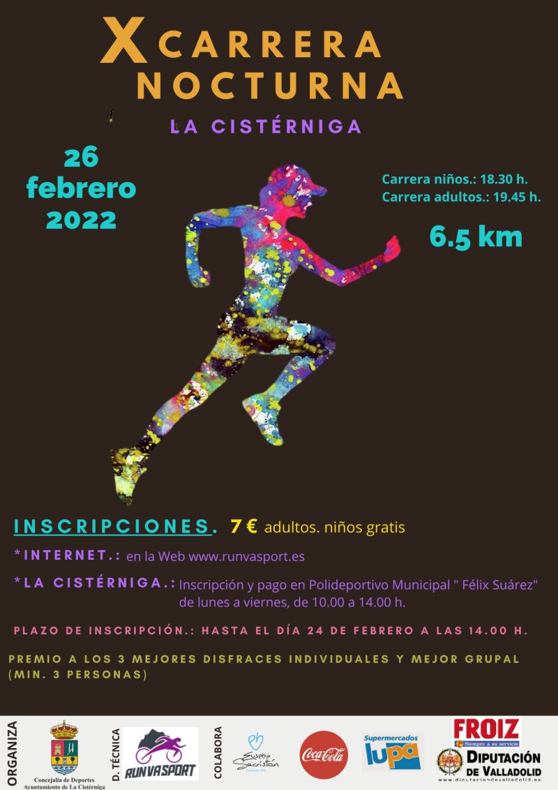 10ª CARRERA POPULAR NOCTURNA LA CISTÉRNIGA - Inscriu-te