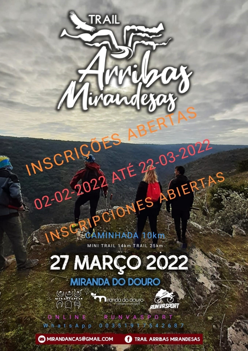 TRAIL ARRIBAS MIRANDESAS - Inscreva-se