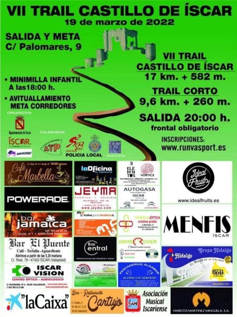 VII TRAIL CASTILLO DE ÍSCAR - Inscríbete