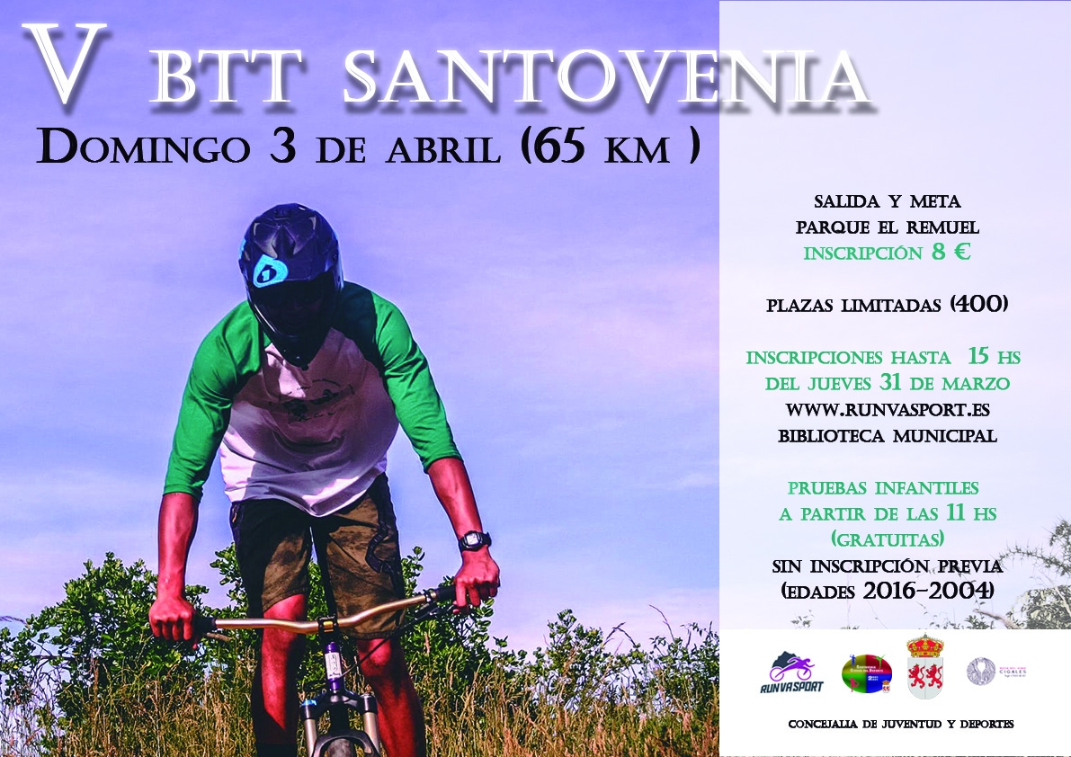 V MARCHA BTT SANTOVENIA DE PISUERGA - Inscríbete