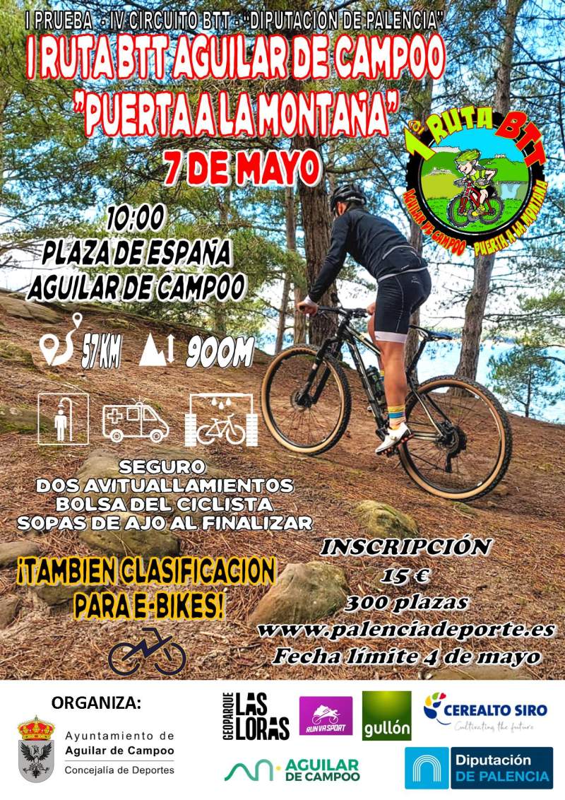 BTT PUERTA LA MONTAÑA AGUILAR DE CAMPOO - Inscríbete