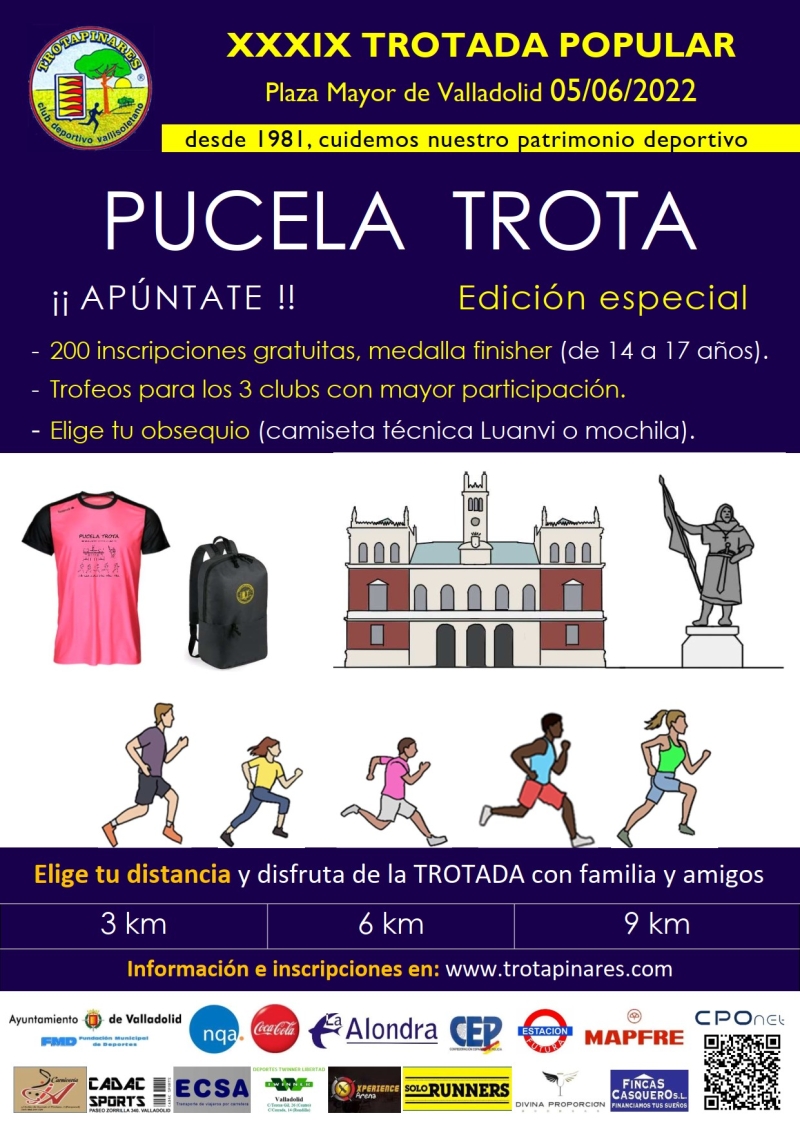 XXXIX TROTADA POPULAR DE VALLADOLID - Inscríbete