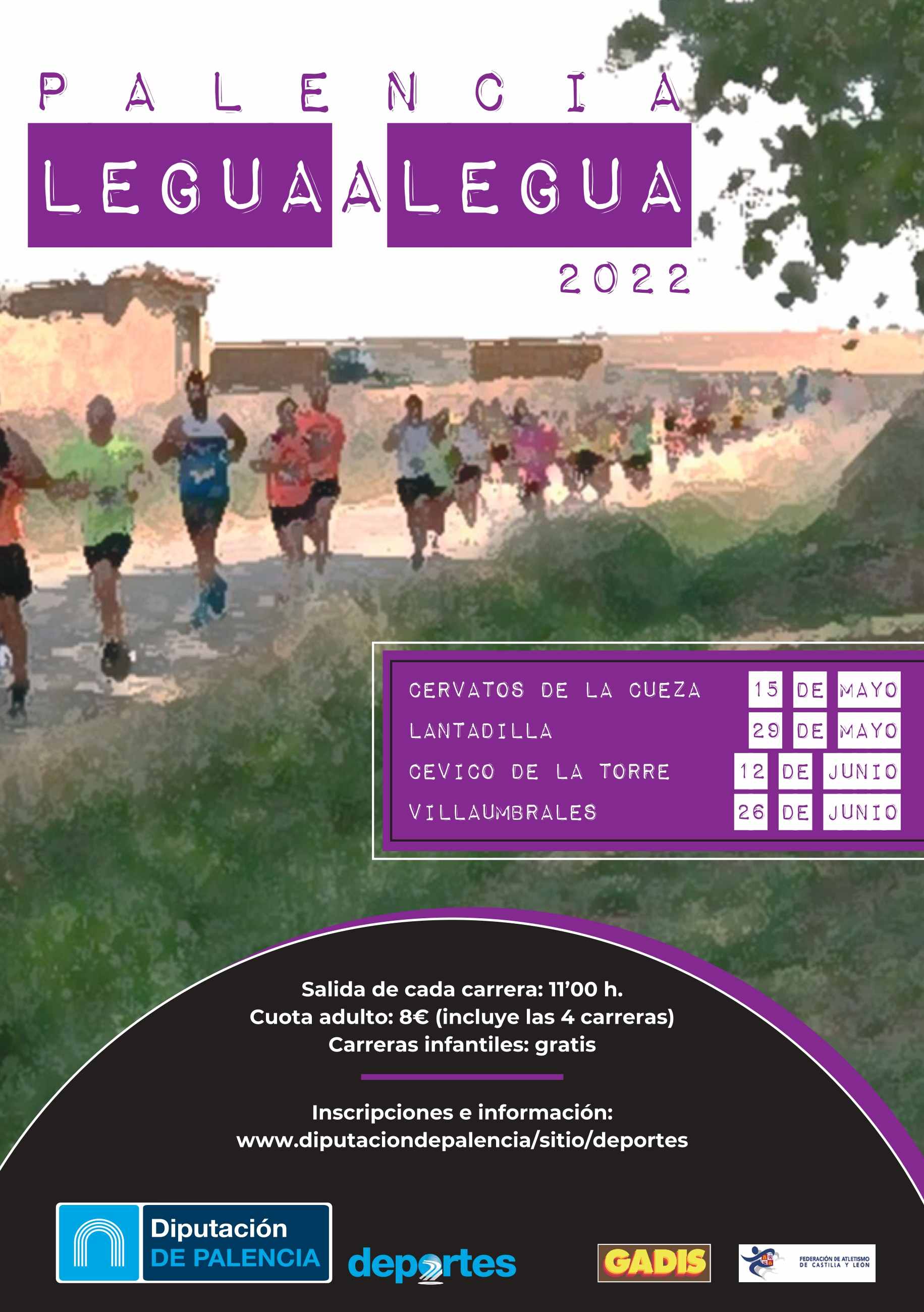 VILLAUMBRALES PALENCIA LEGUA A LEGUA 2022 - Inscríbete