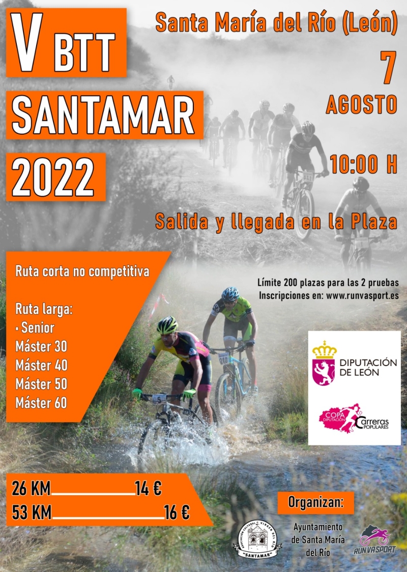 V BTT SANTAMAR 2022 - Inscríbete