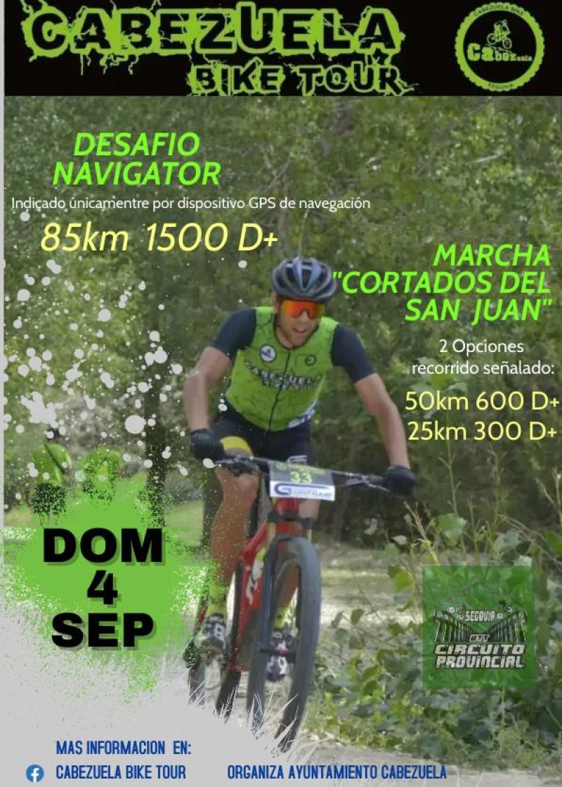 IX MARCHA BTT CABEZUELA BIKE TOUR - Inscríbete