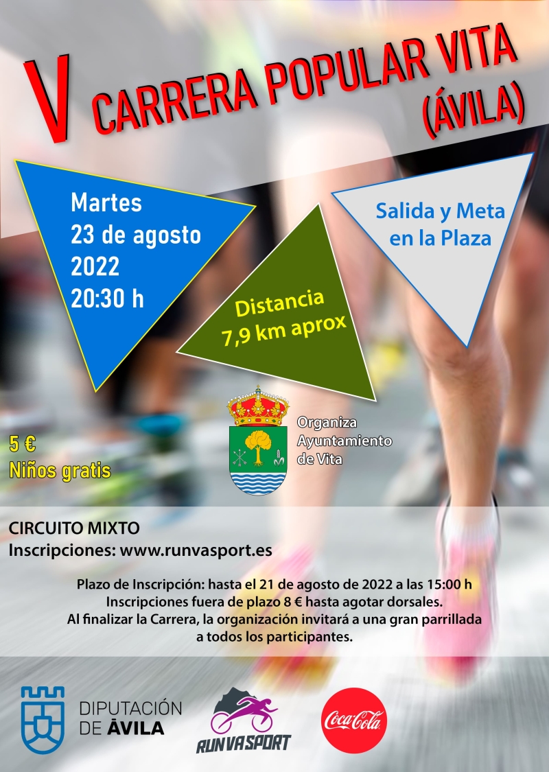 IV CARRERA POPULAR VITA - Inscríbete