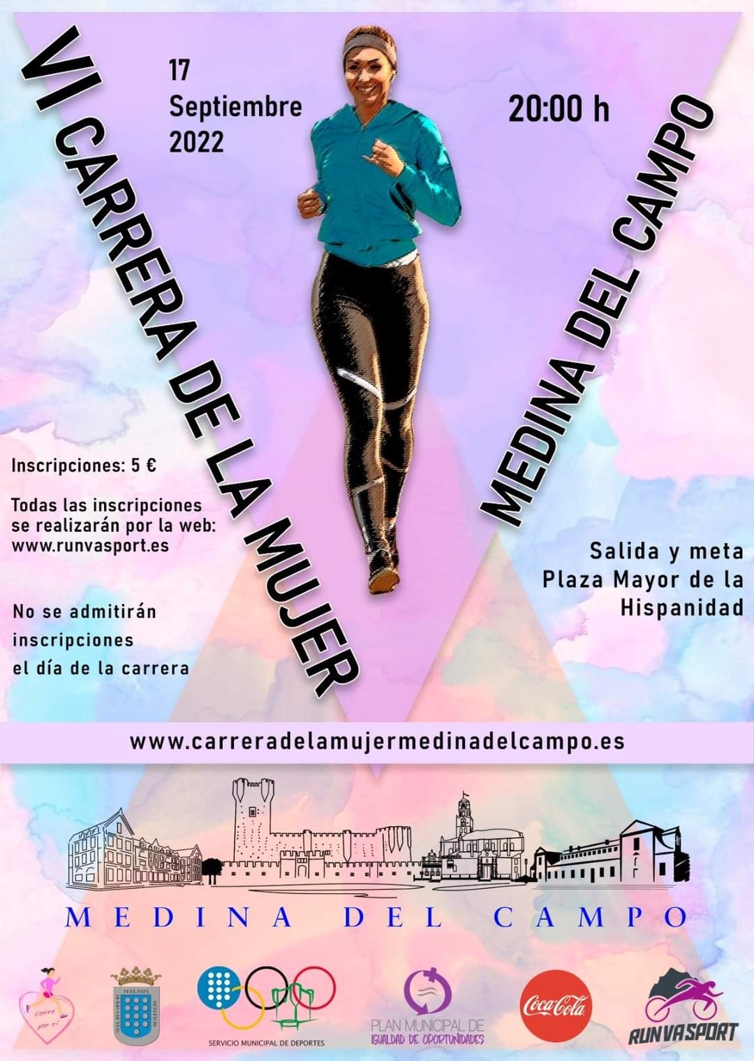 VI CARRERA DE LA MUJER  MEDINA DEL CAMPO - Inscríbete