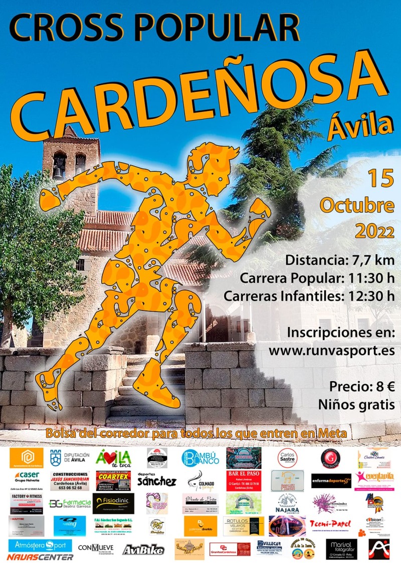 CROSS POPULAR CARDEÑOSA 2022 - Inscrivez-vous