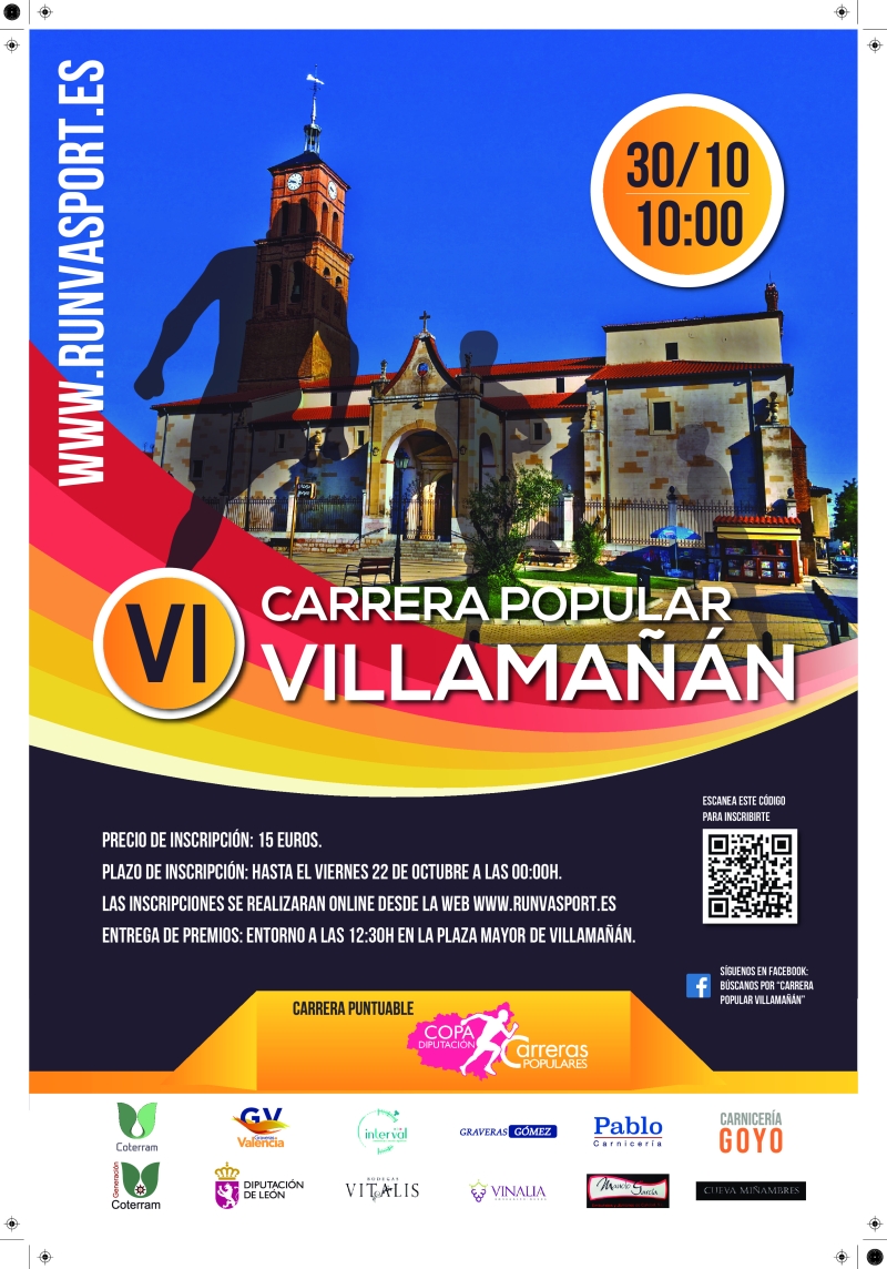 CARRERA POPULAR VILLAMAÑÁN - Inscríbete