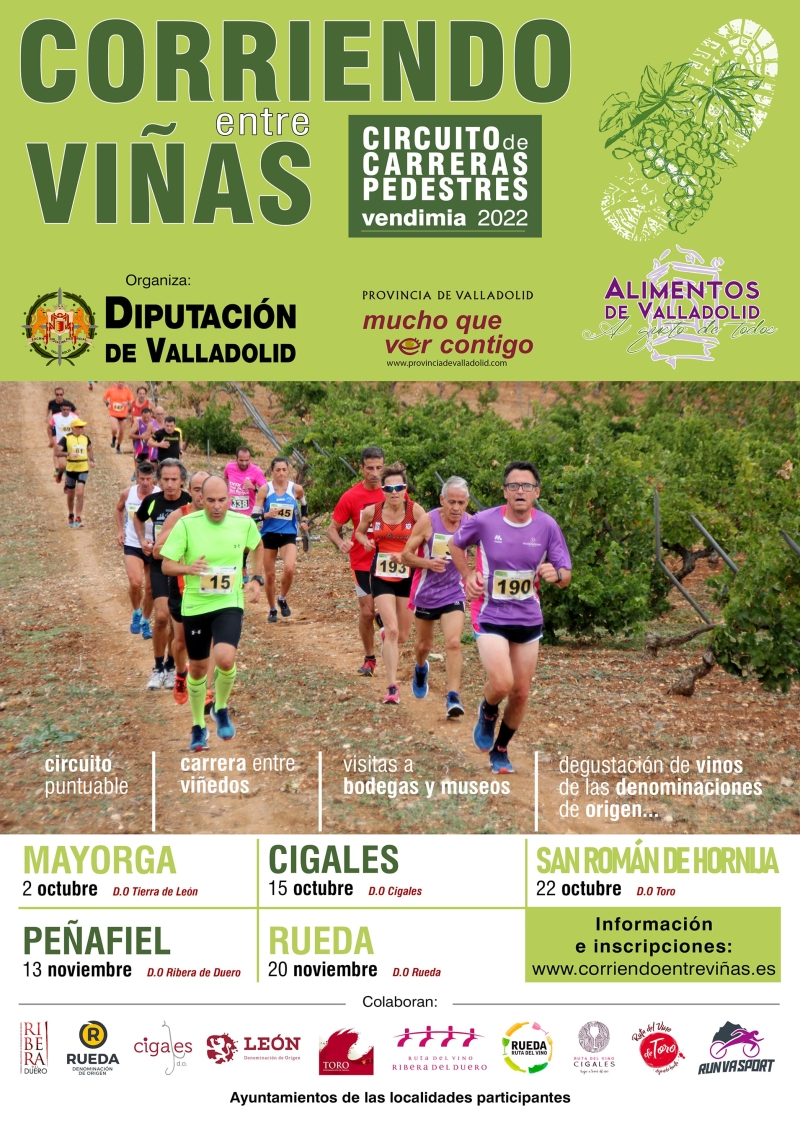 PEÑAFIEL-CIRCUITO CORRIENDO ENTRE VIÑAS 2022 - Inscríbete