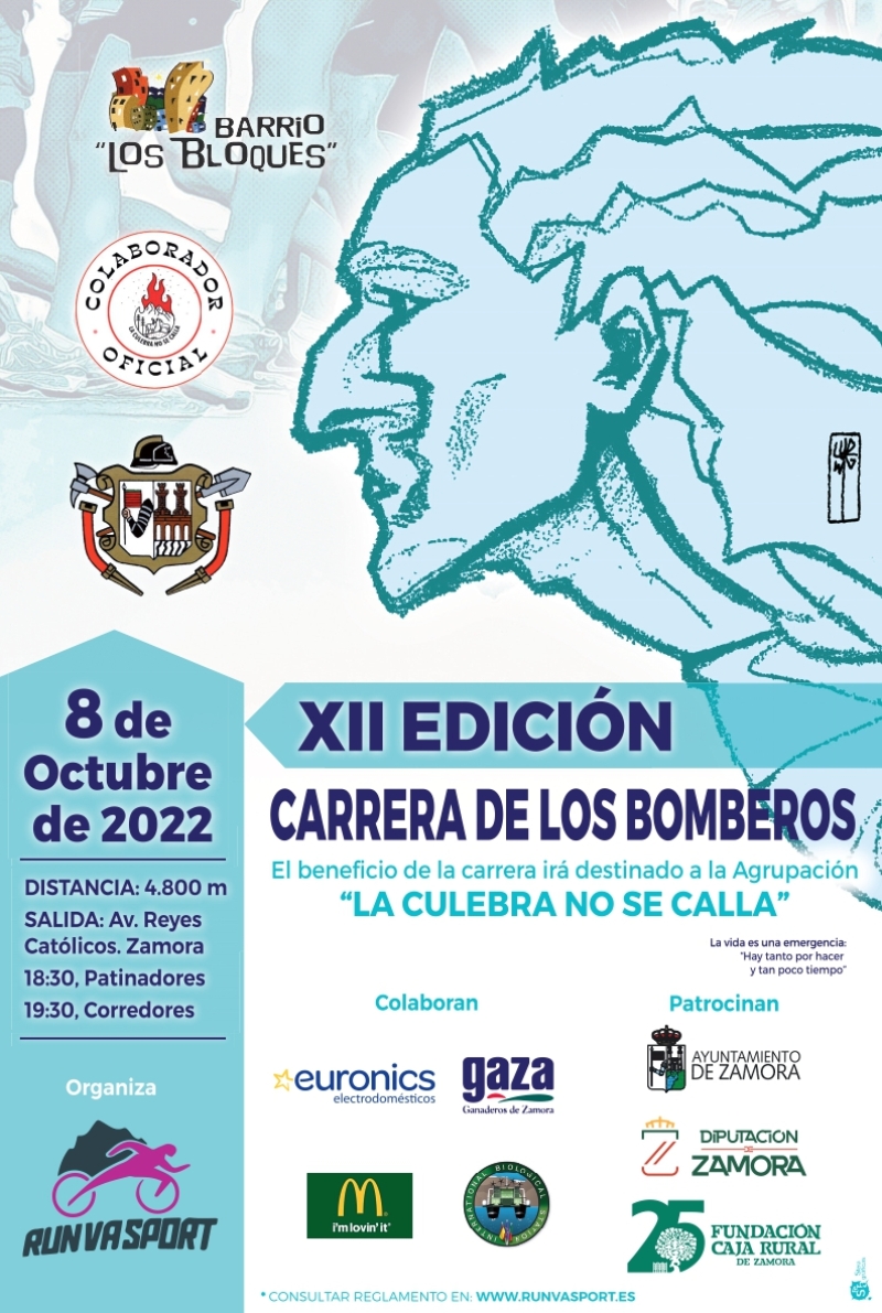 XII CARRERA DE LOS BOMBEROS ZAMORA - Inscríbete