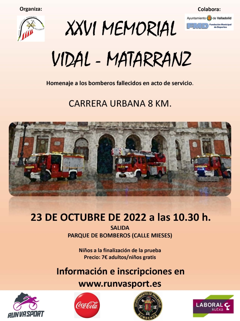 XXVI MEMORIAL VIDAL-MATARRANZ - Inscríbete