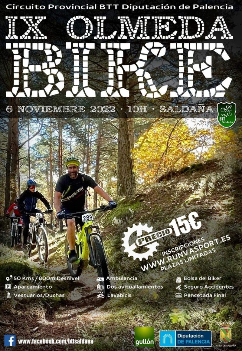 IX OLMEDA BIKE SALDAÑA 2022 - Inscríbete
