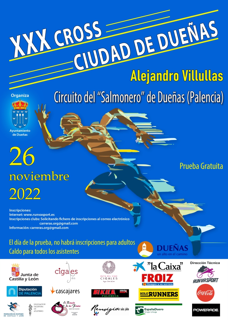 XXX CROSS CIUDAD DE DUEÑAS - Inskriba zaitez
