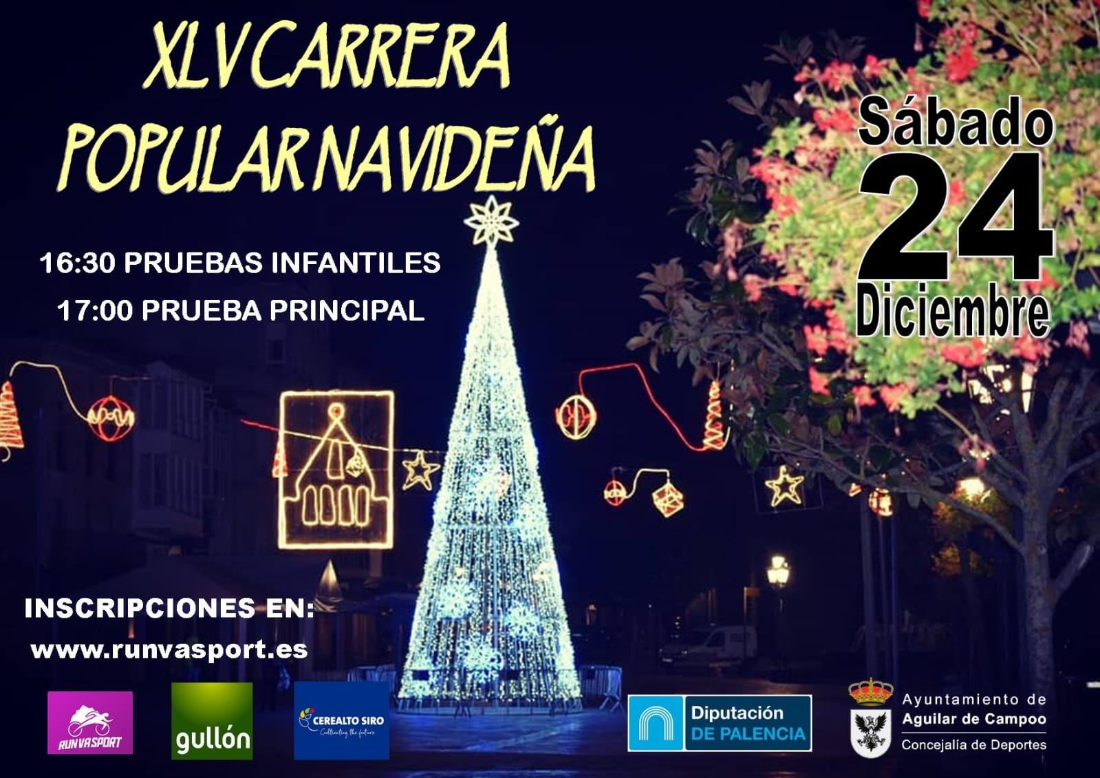 XLV CARRERA POPULAR NAVIDEÑA 2022 AGUILAR DE CAMPOO - Inscríbete