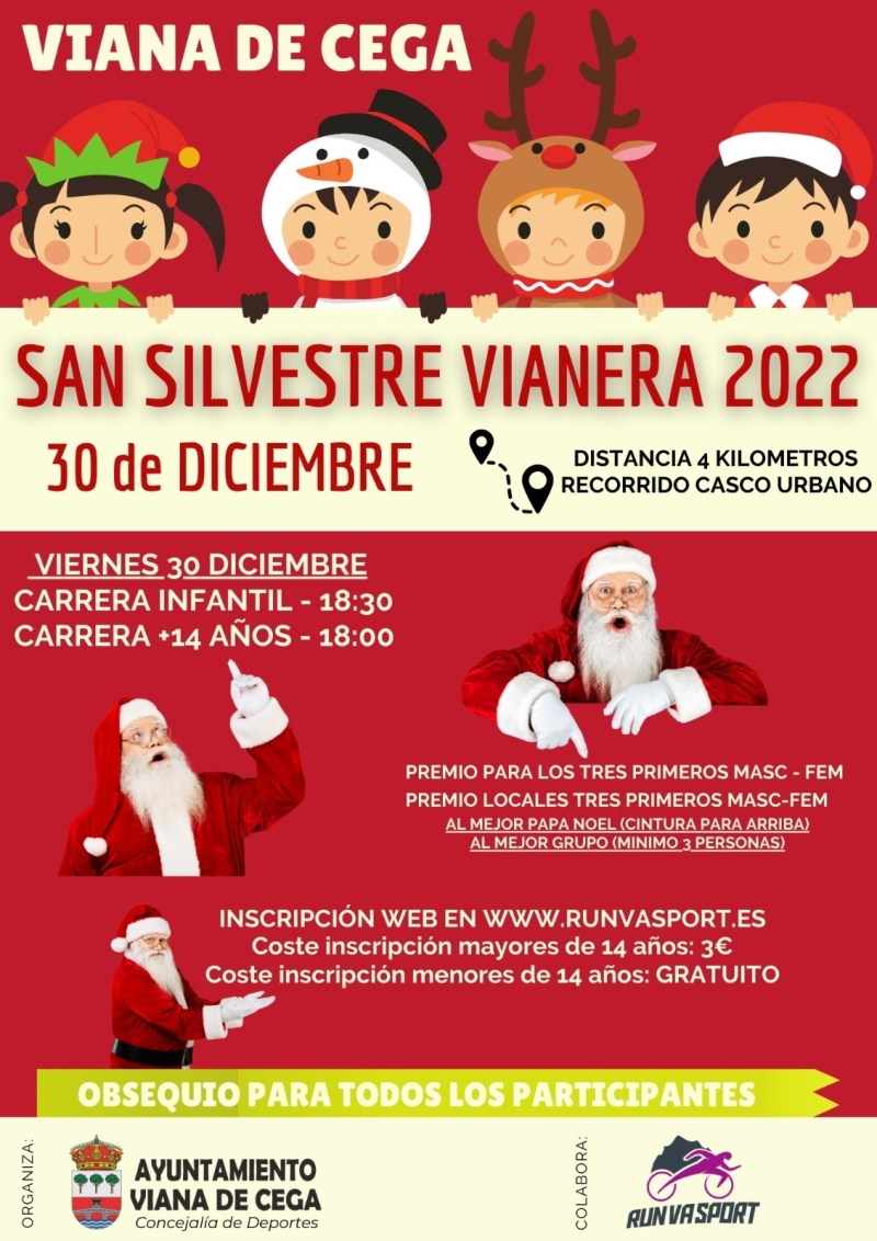 SAN SILVESTRE VIANERA 2022 - Inscríbete