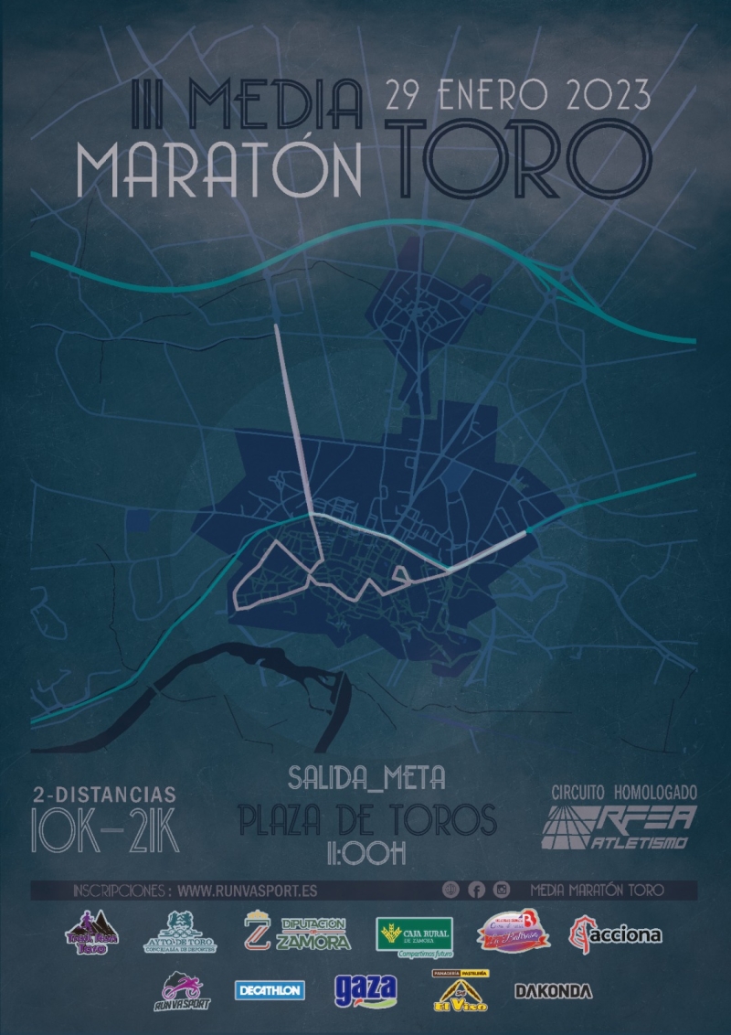 MEDIA MARATÓN TORO 2023 - Inscreva-se