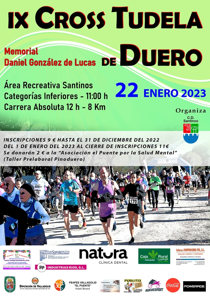 IX CROSS TUDELA DE DUERO MEMORIAL DANIEL GONZÁLEZ DE LUCAS - Inscríbete