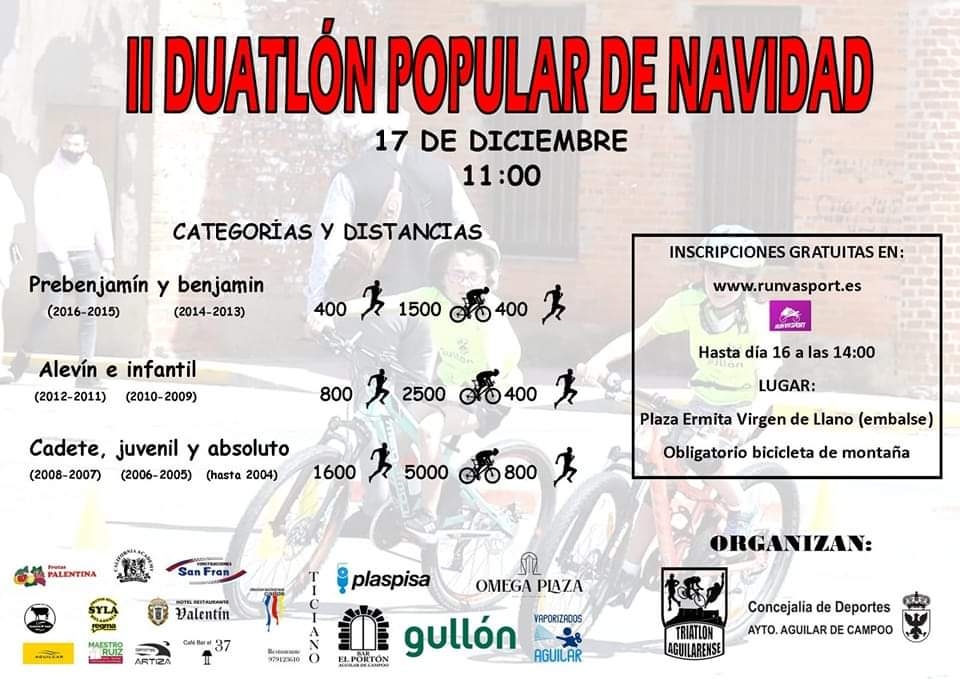 II DUATLÓN POPULAR DE NAVIDAD - Inscríbete
