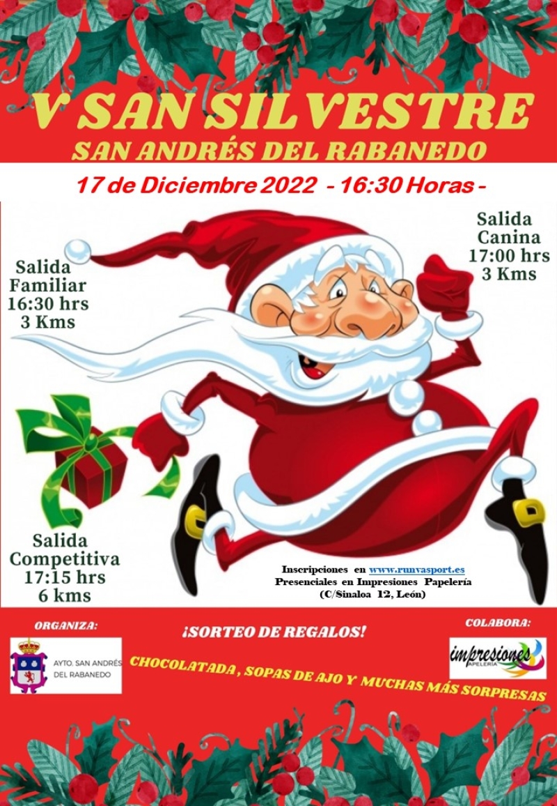 V SAN SILVESTRE DE SAN ANDRÉS DEL RABANEDO - Inscríbete