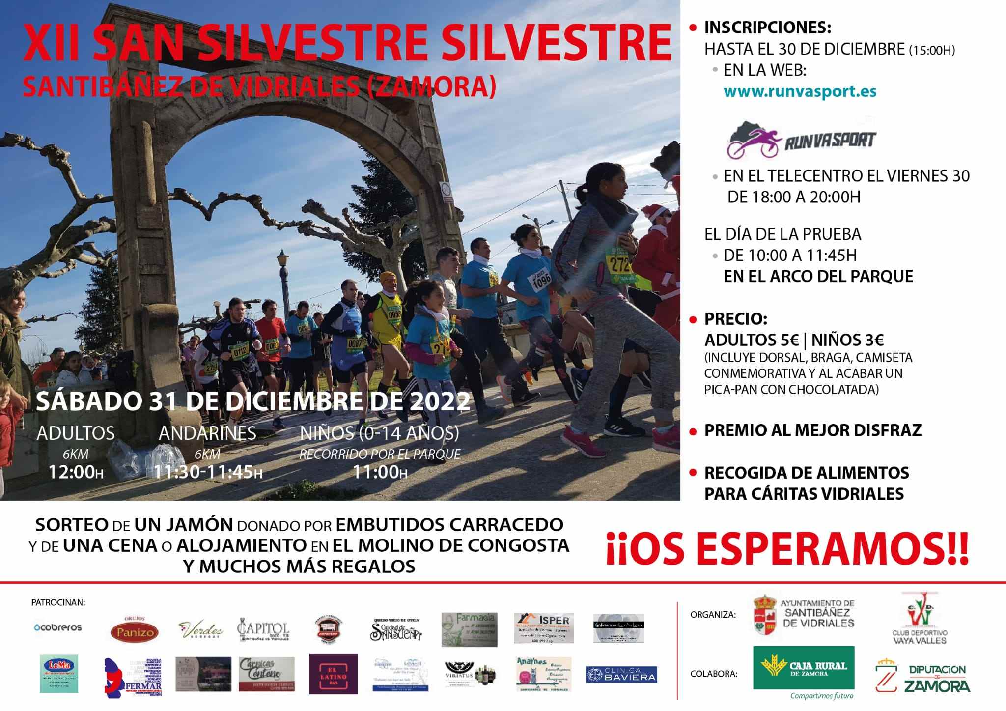 XII SAN SILVESTRE SANTIBAÑEZ DE VIDRIALES - Inscríbete