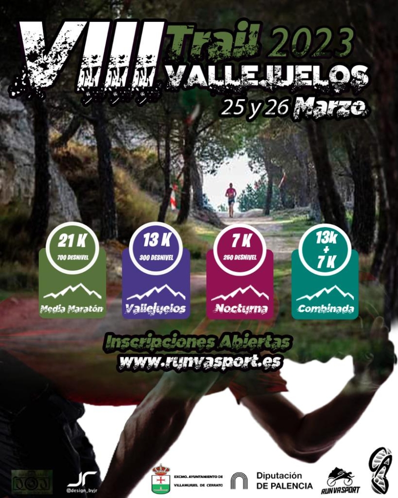 VIII TRAIL VALLEJUELOS 25 Y 26 DE MARZO - Inscríbete