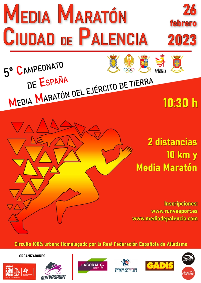 M.MARATÓN Y 10 KM CIUDAD DE PALENCIA - Inscríbete