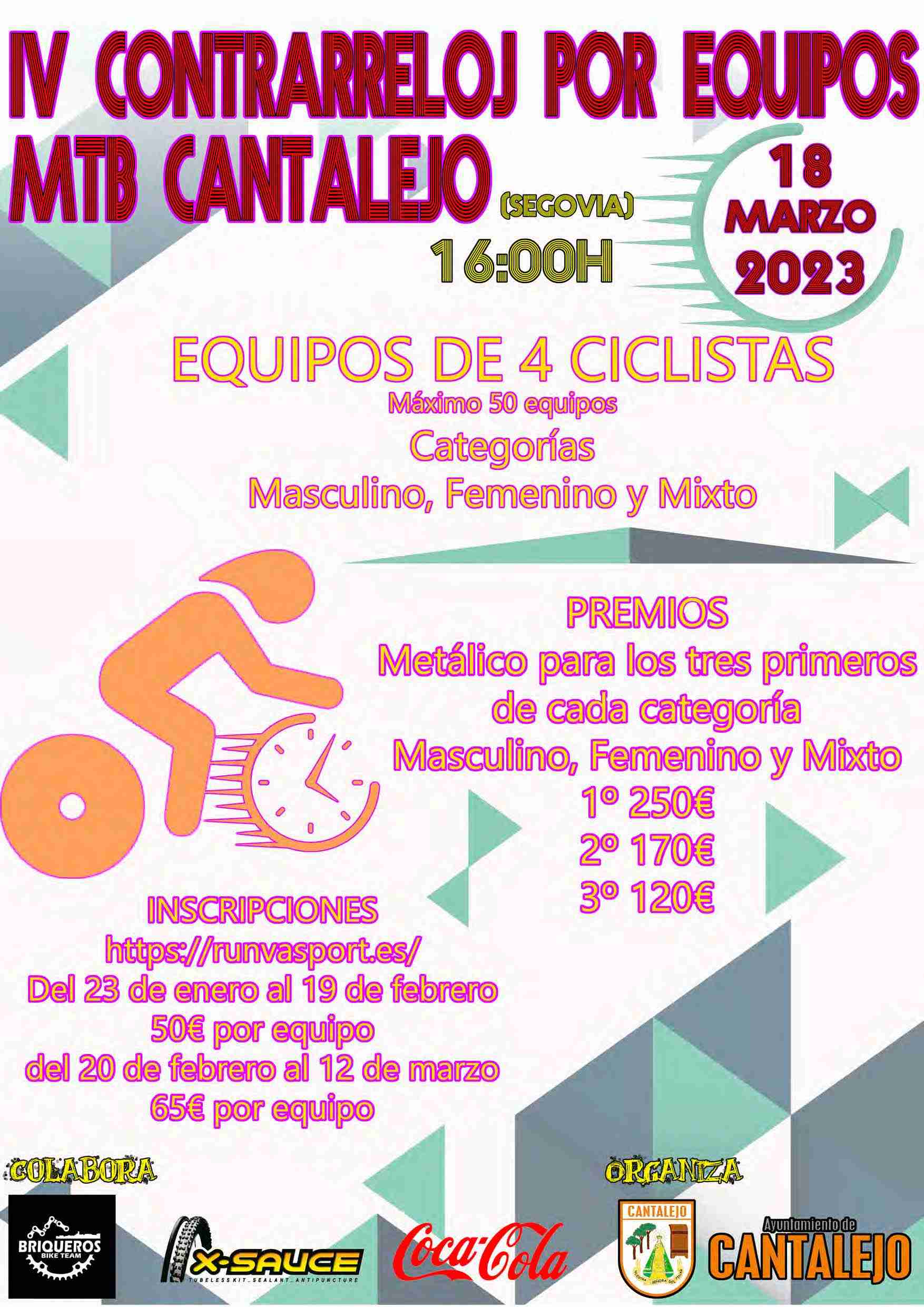 IV CONTRARRELOJ MTB POR EQUIPOS CANTALEJO - Iscriviti