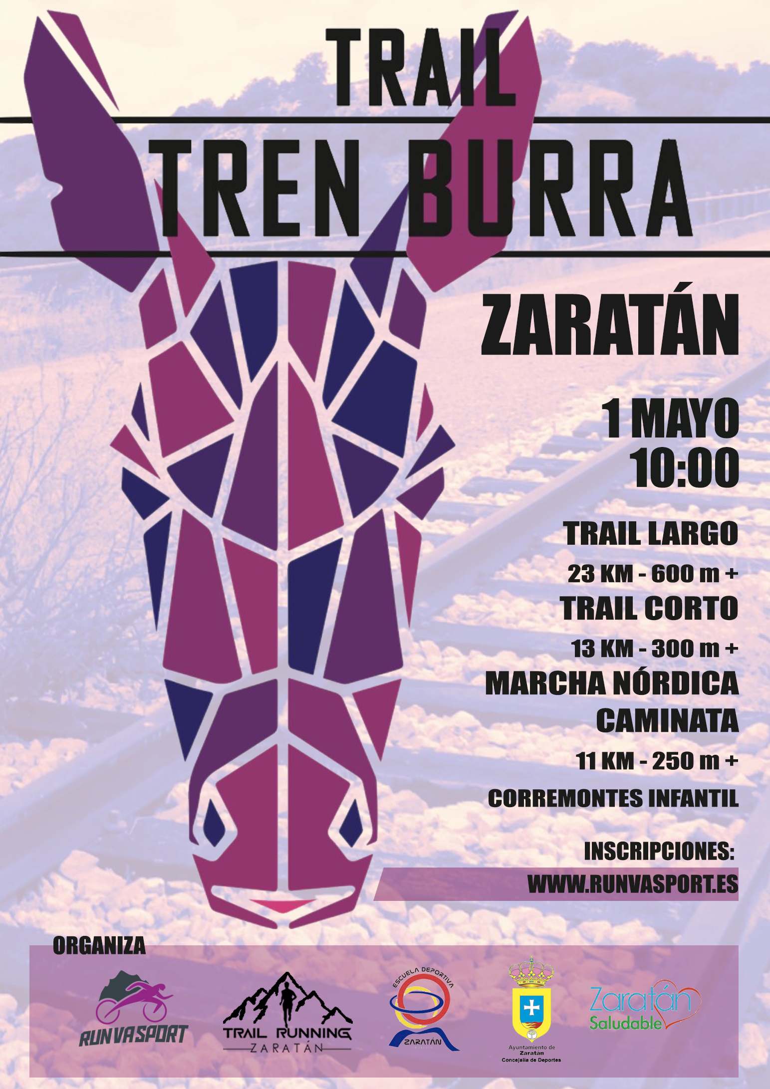 V TRAIL TREN BURRA ZARATAN - Inscríbete