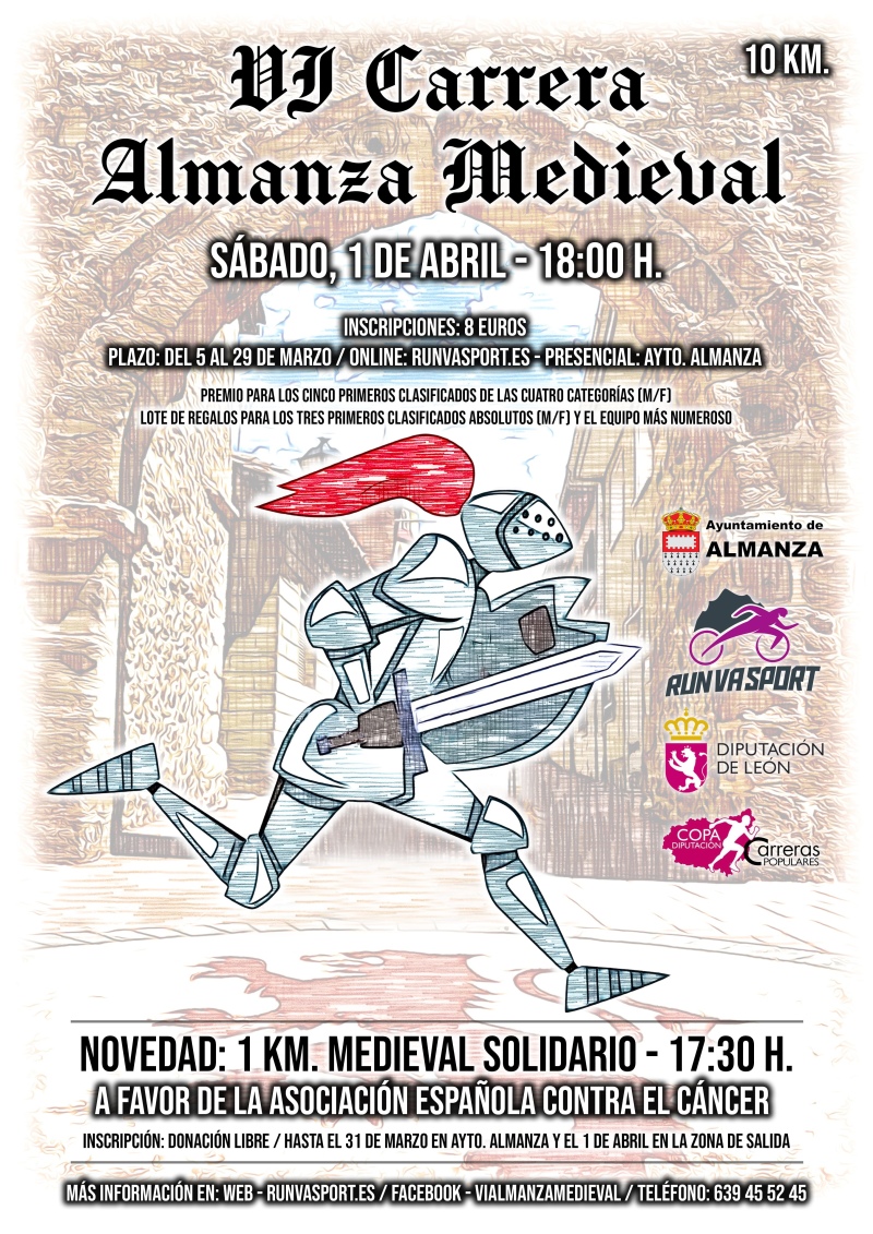 VI CARRERA ALMANZA MEDIEVAL - Inscríbete