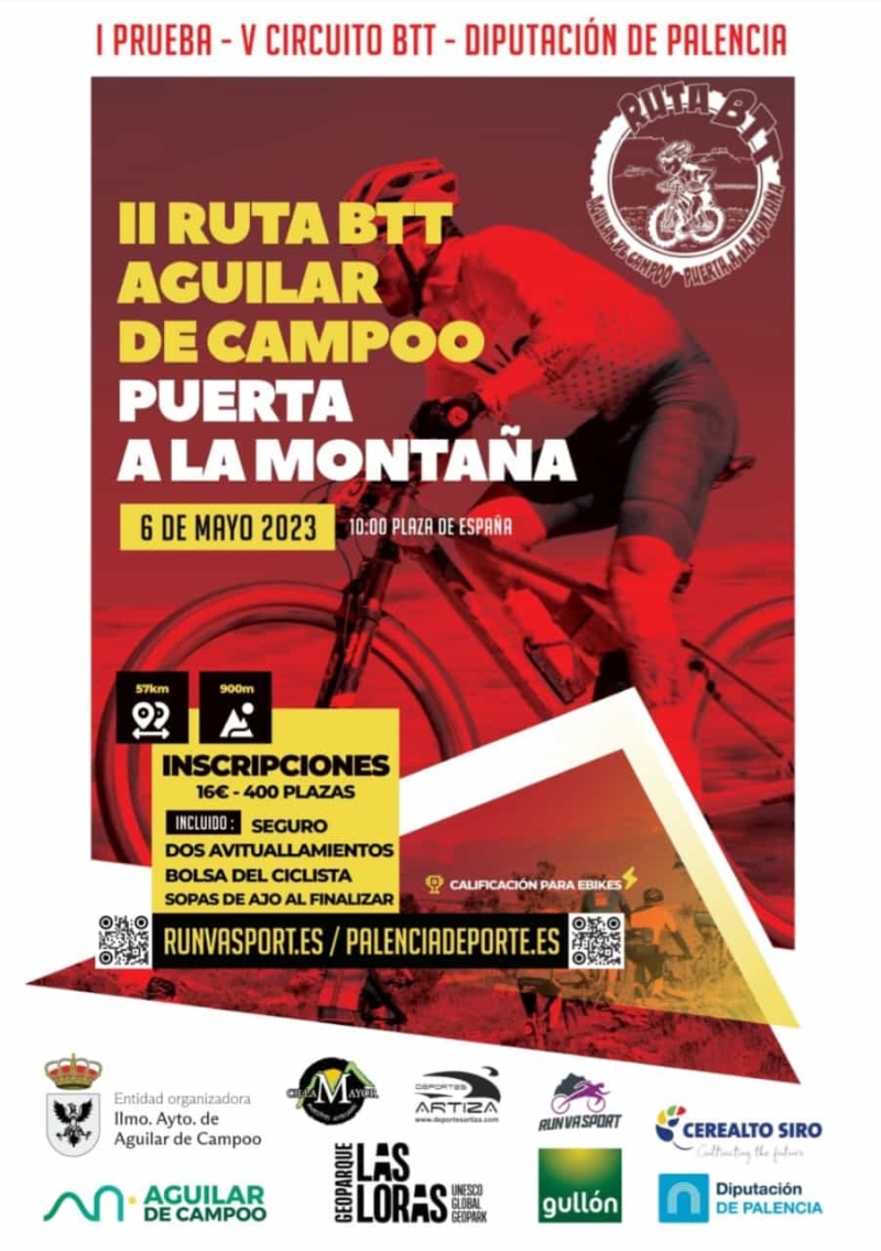 II RUTA BTT AGUILAR DE CAMPOO PUERTA A LA MONTAÑA - Inscríbete