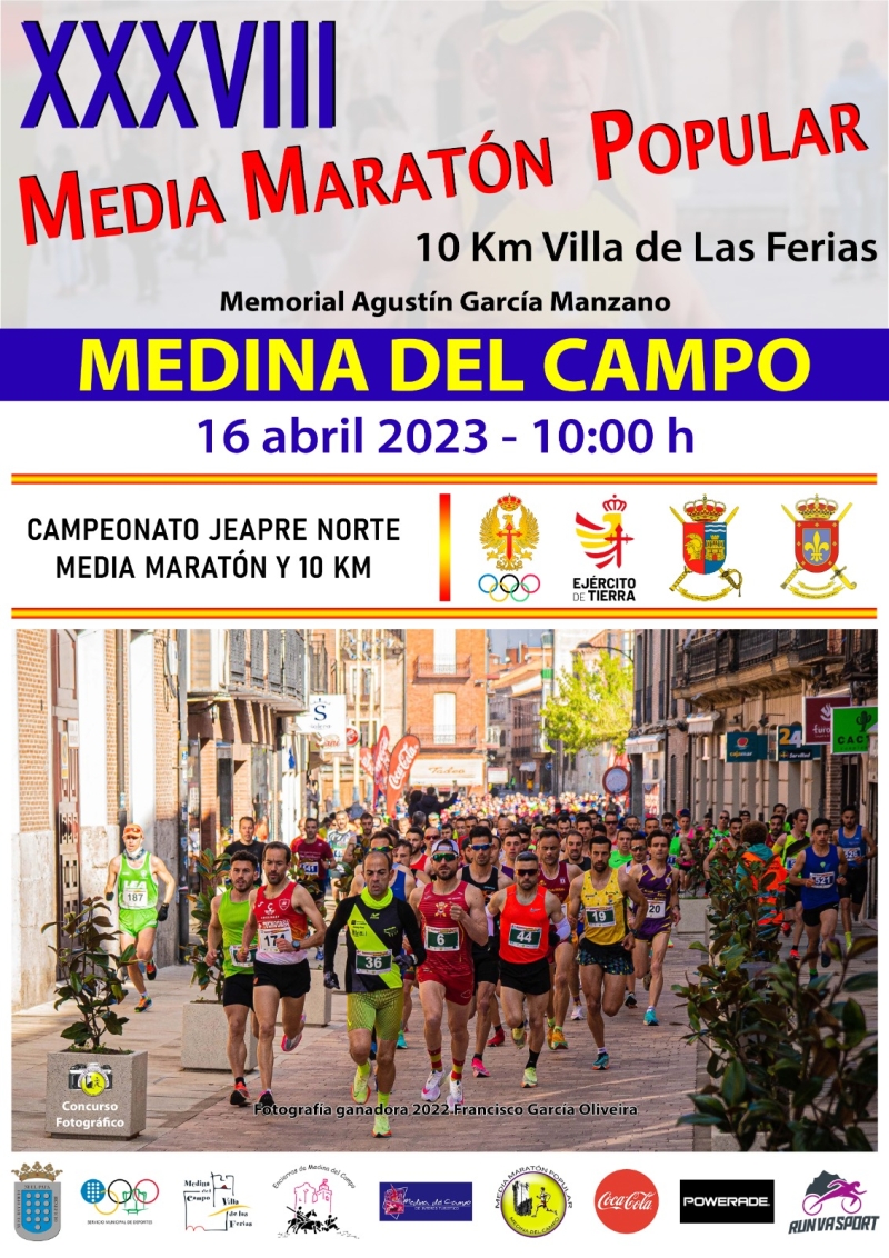 XXXVIII MEDIA MARATON POPULAR MEDINA DEL CAMPO - Inscríbete