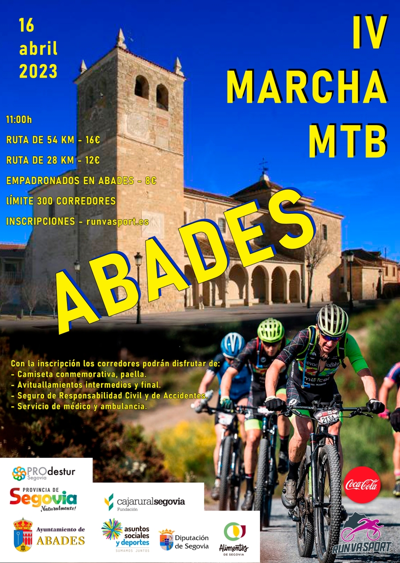 IV MARCHA MTB ABADES - Inscríbete